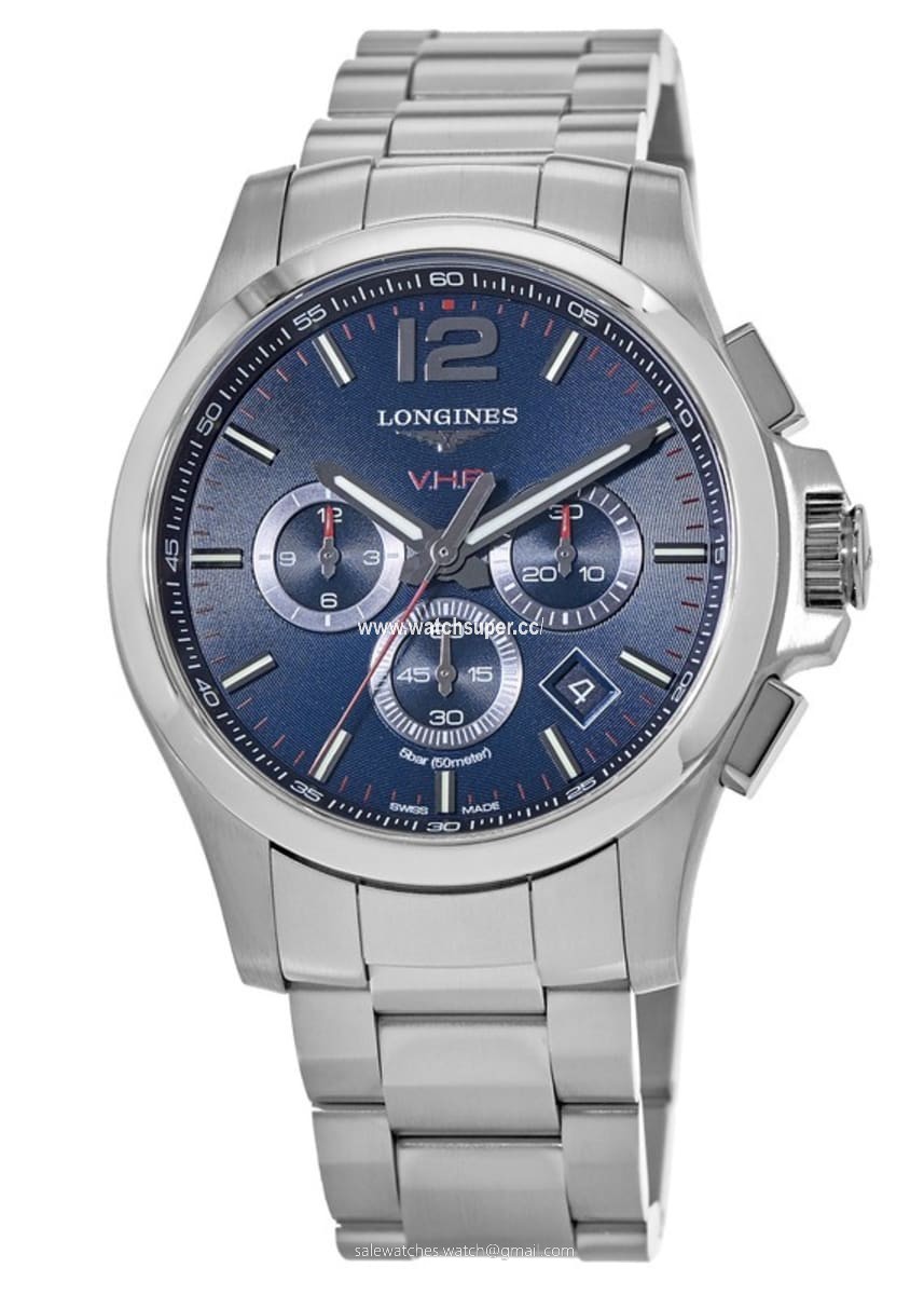 Longines Conquest V.H.P. L3.727.4.96.6 Stainless Steel Watch