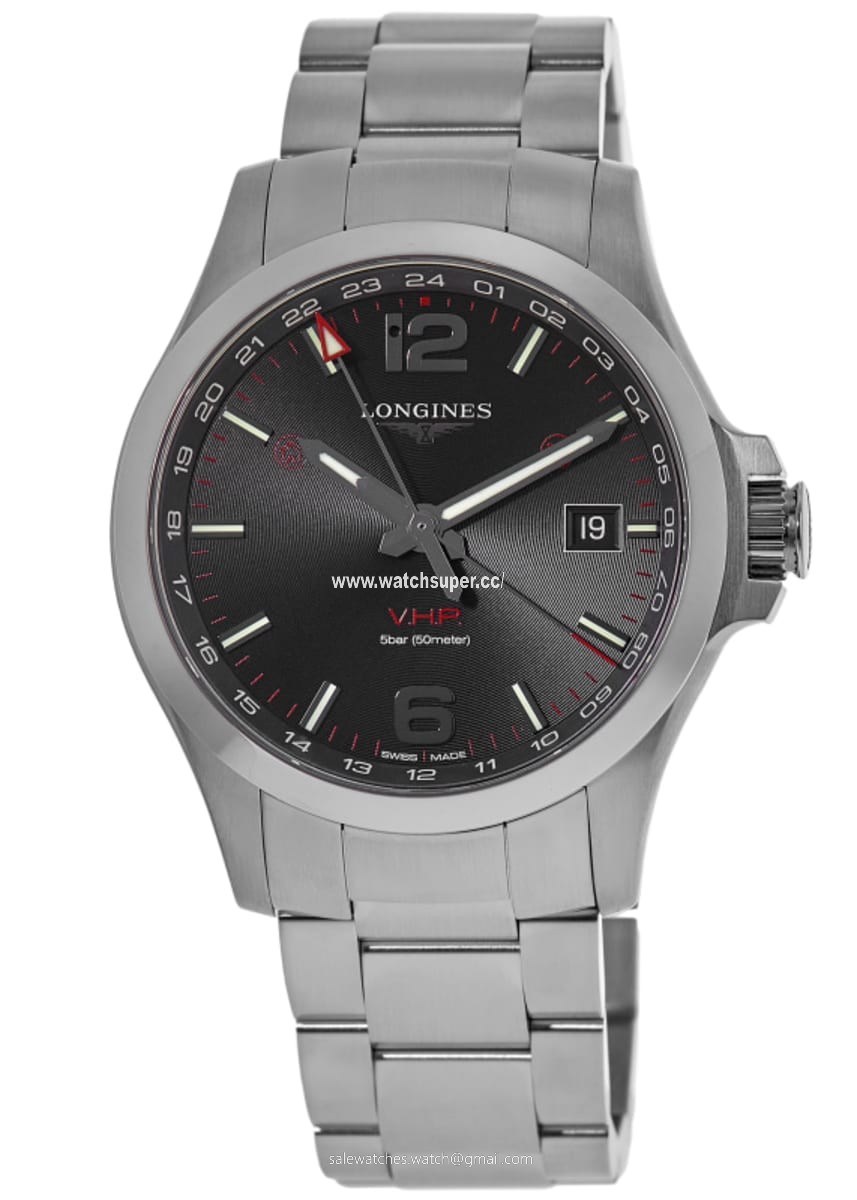 Longines Conquest V.H.P. L3.728.4.56.6 Stainless Steel Watch