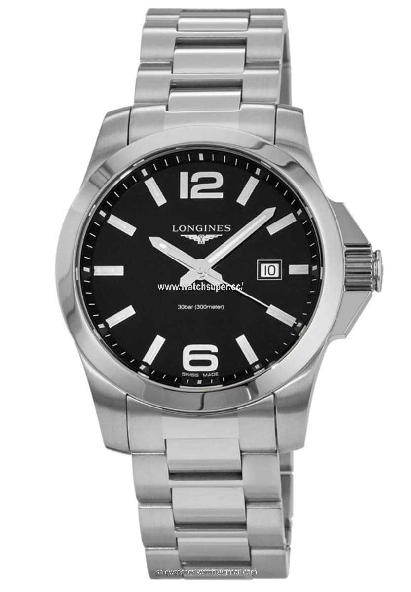 Longines Conquest Quartz L3.760.4.56.6 Stainless Steel Watch