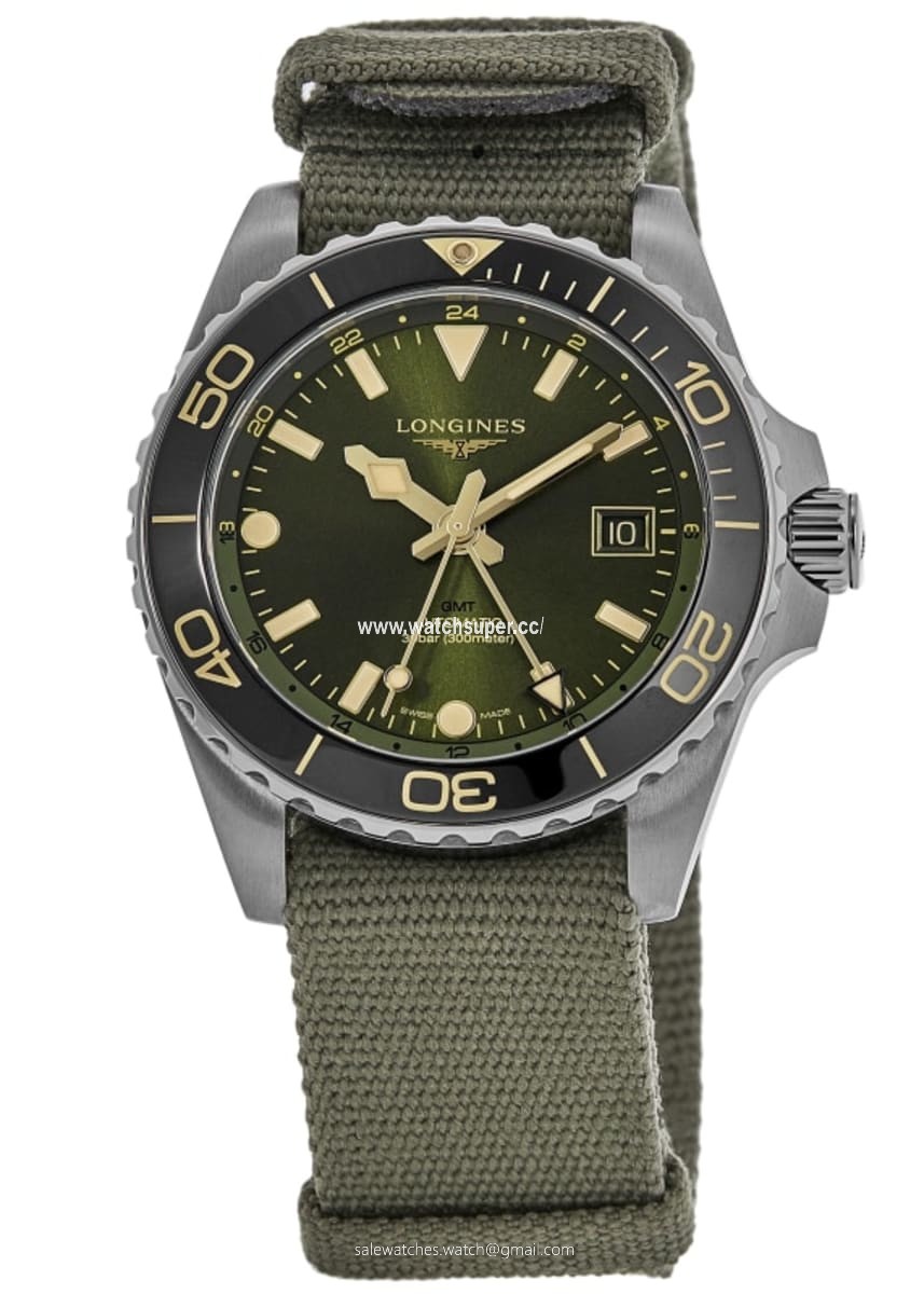 Longines HydroConquest GMT L3.790.4.06.2 Stainless Steel Watch