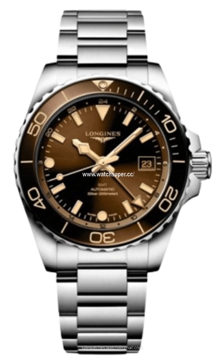 Longines HydroConquest GMT L3.790.4.66.6 Stainless Steel Watch