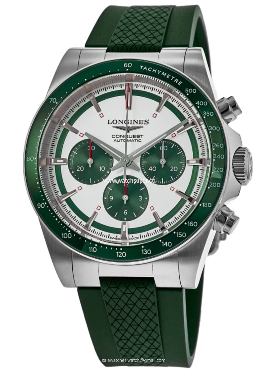 Longines Conquest Automatic Chronograph L3.835.4.02.9 Stainless Steel Watch