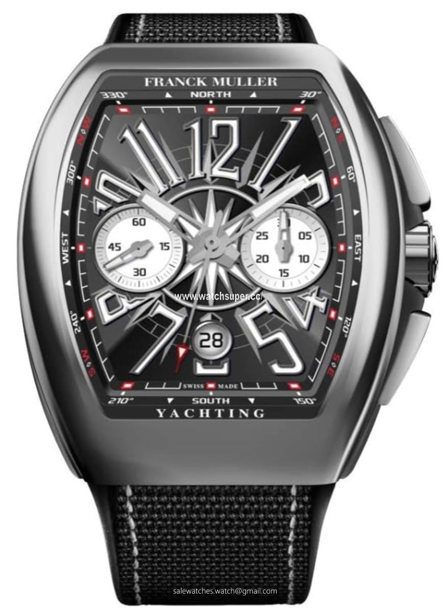 Franck Muller Vanguard Yachting V 45 CC DT YACHT (NR) AC Stainless Steel Watch
