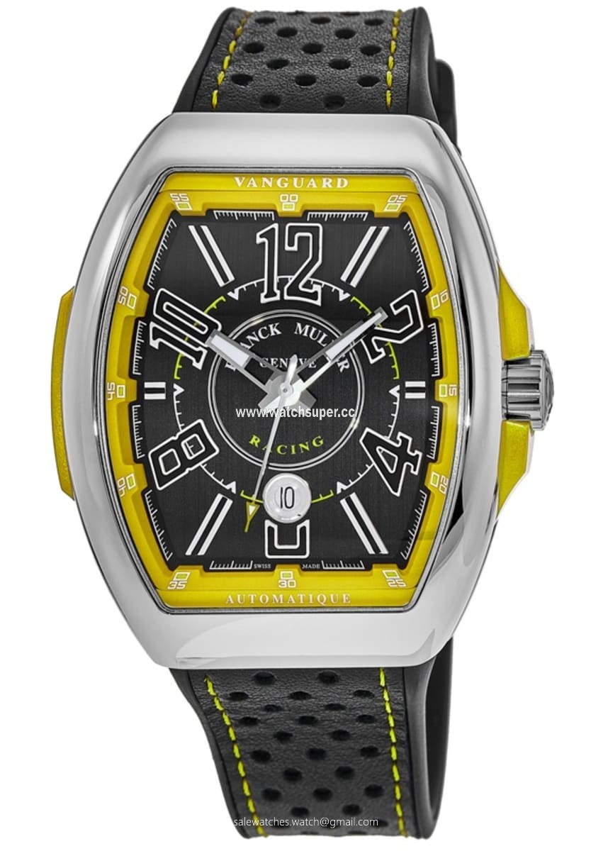 Franck Muller Vanguard Racing V 45 SC DT RCG AC JA Stainless Steel Watch