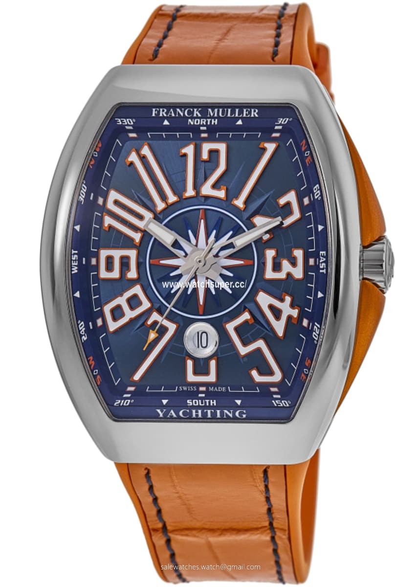 Franck Muller Vanguard Yachting V 45 SC DT YACHT OR Stainless Steel Watch