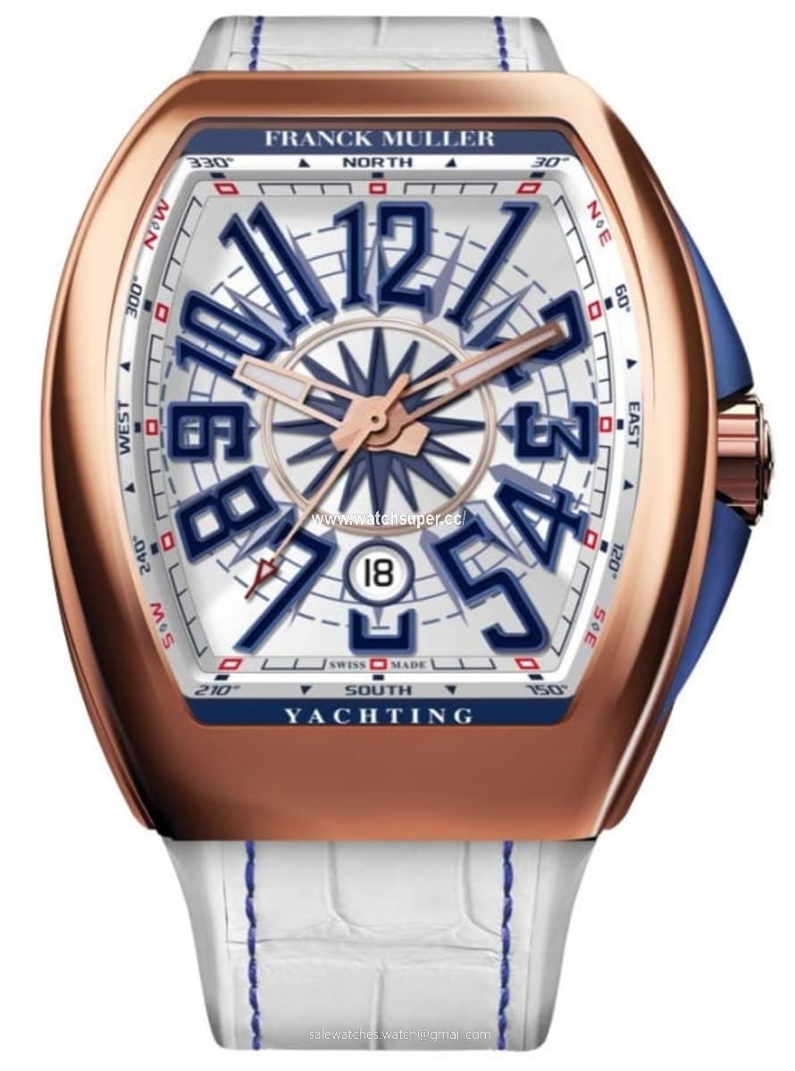 Franck Muller Vanguard Yachting V45SCYACHT5NW Rose Gold Watch