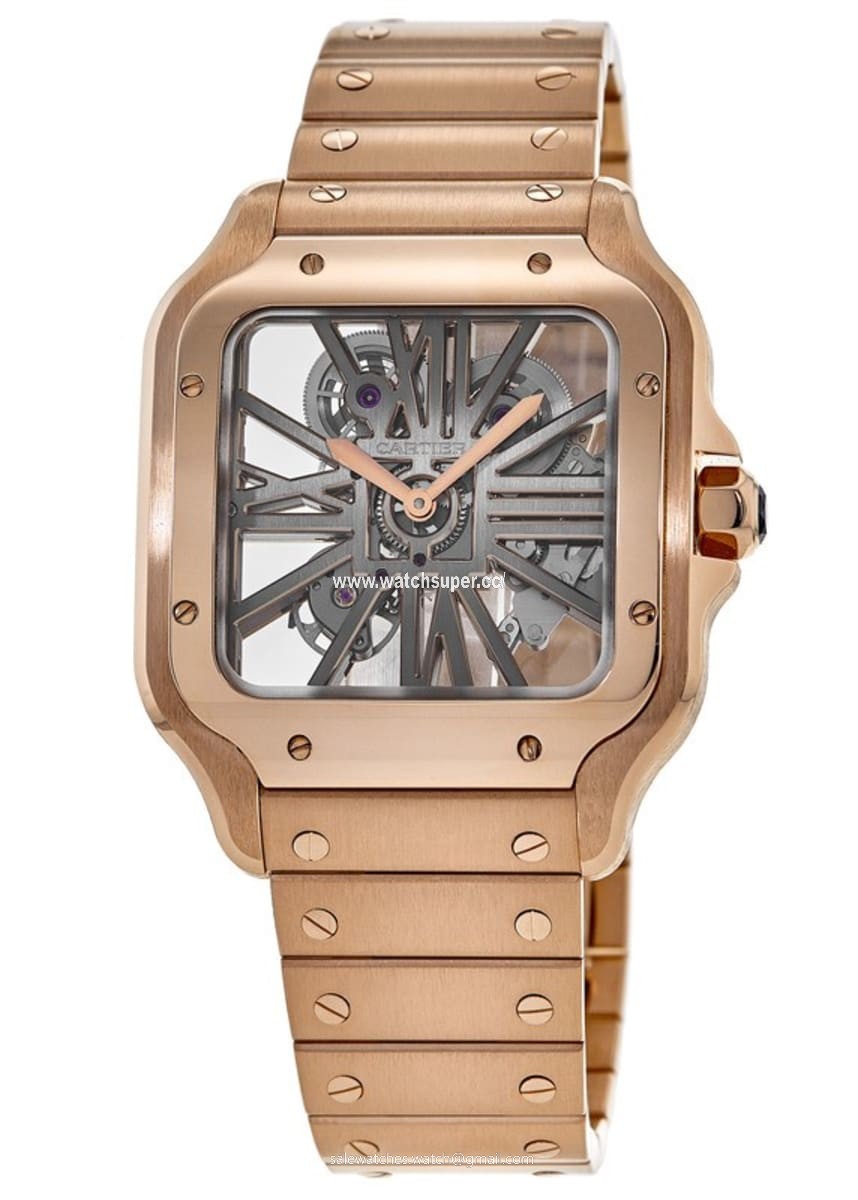 Cartier Santos  WHSA0016 Rose Gold Watch