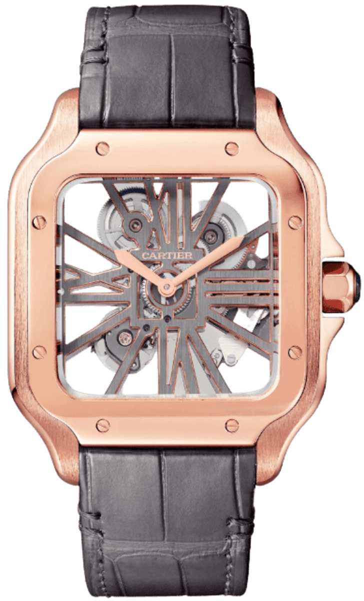 Cartier Santos De Cartier WHSA0018 Rose Gold Watch