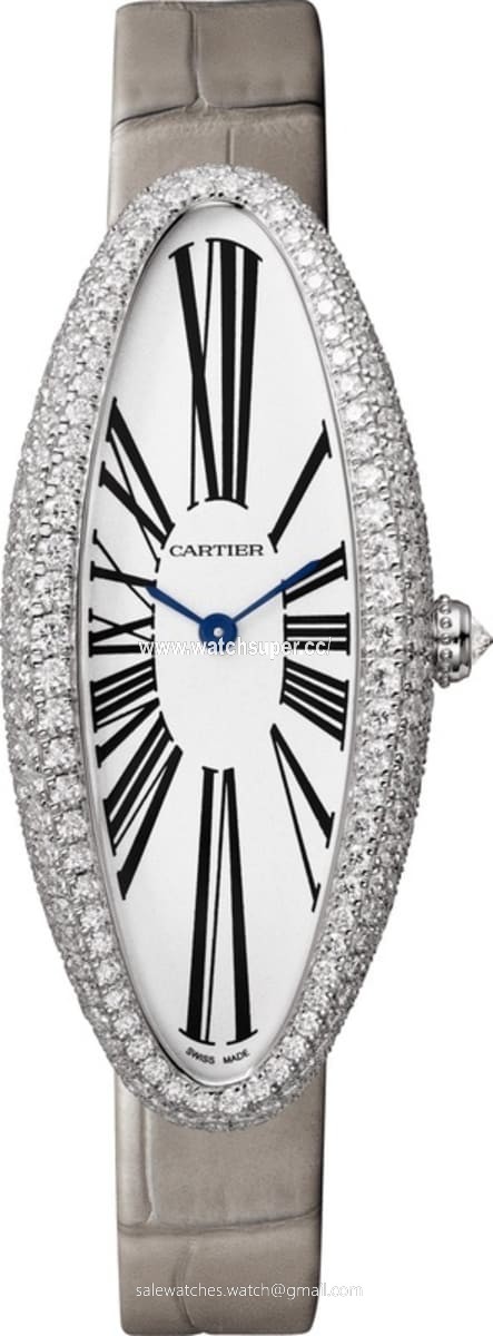 Cartier Baignoire Allongee WJBA0007 White Gold Watch